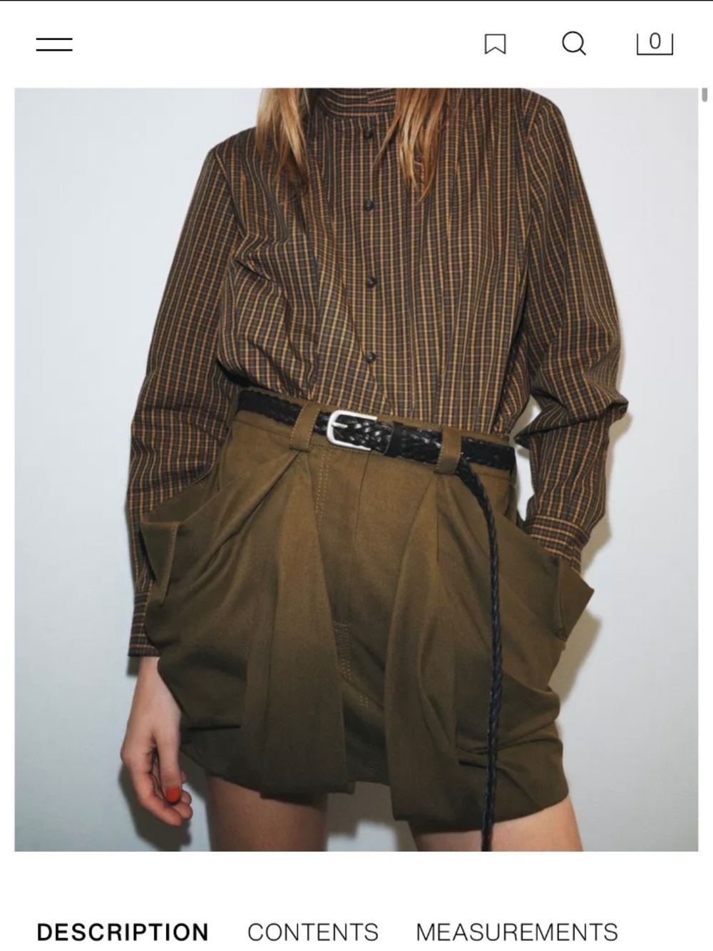 NOT SALE look for ZARA skirt